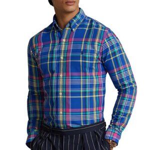 Polo Ralph Lauren Classic Fit Plaid Performance Shirt Size L